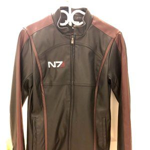 Mass Effect N7 faux leather jacket